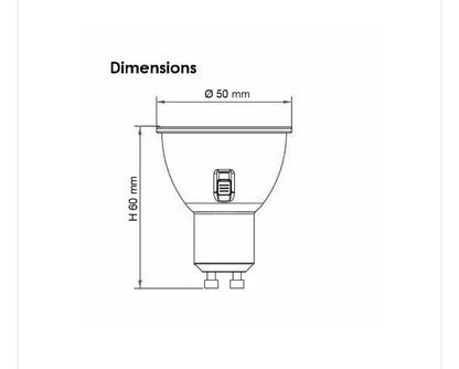 SAL GU10L TC 6W 240V TRICOLOR SELECT LED LAMP QTY20