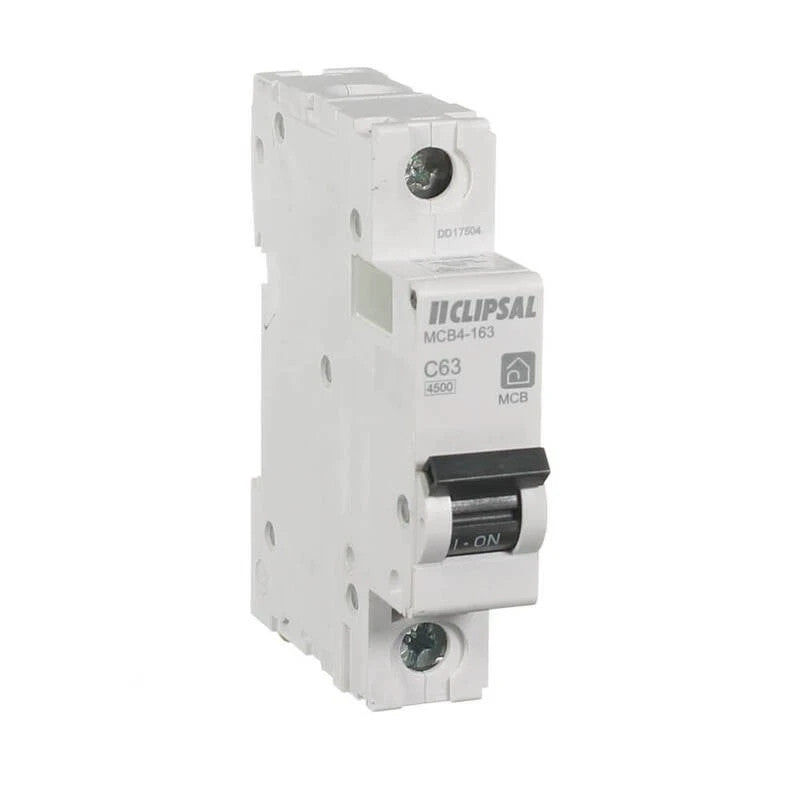 Clipsal by Schneider Electric 63amp Single Pole 4.5kA Circuit Breaker MCB4-163