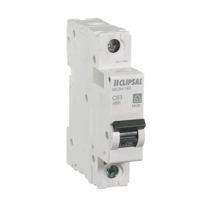 Clipsal by Schneider Electric 63amp Single Pole 4.5kA Circuit Breaker MCB4-163