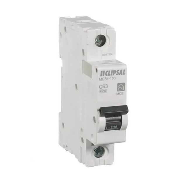 Clipsal MCB4-163 Resi Max 63A single pole 4.5kA circuit breaker