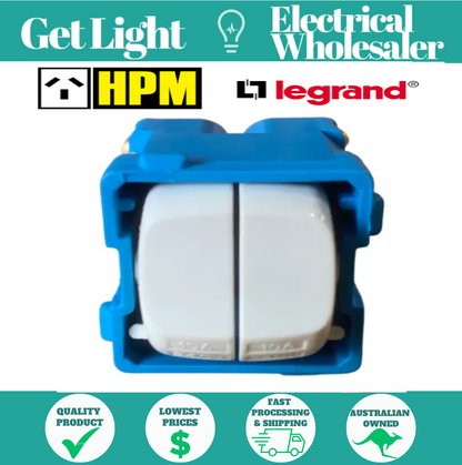 HPM Excel 10A Dual Split Mechanism White 770DMWE