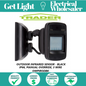 OUTDOOR INFRARED SENSOR - 3 WIRE - IP66 - BLACK - TRADER OWPIRODBK