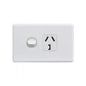 Tesla Single Power Point 32 Amp WHITE TESGP01/32