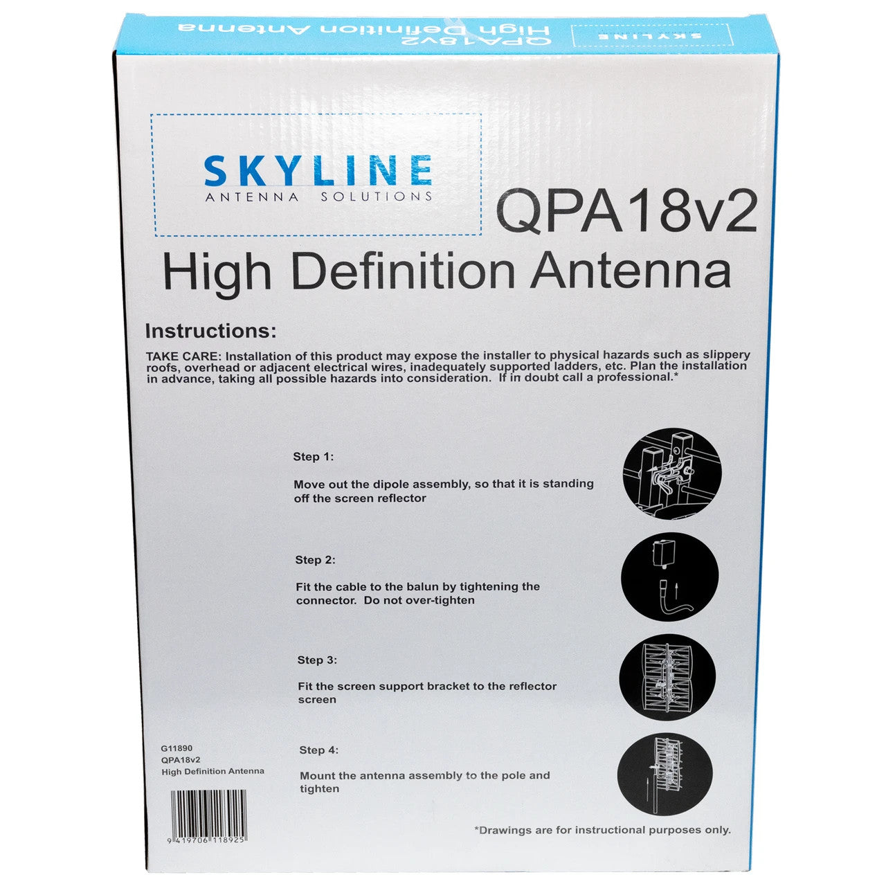 Skyline QPA18V2  Medium UHF 4G Antenna G11890