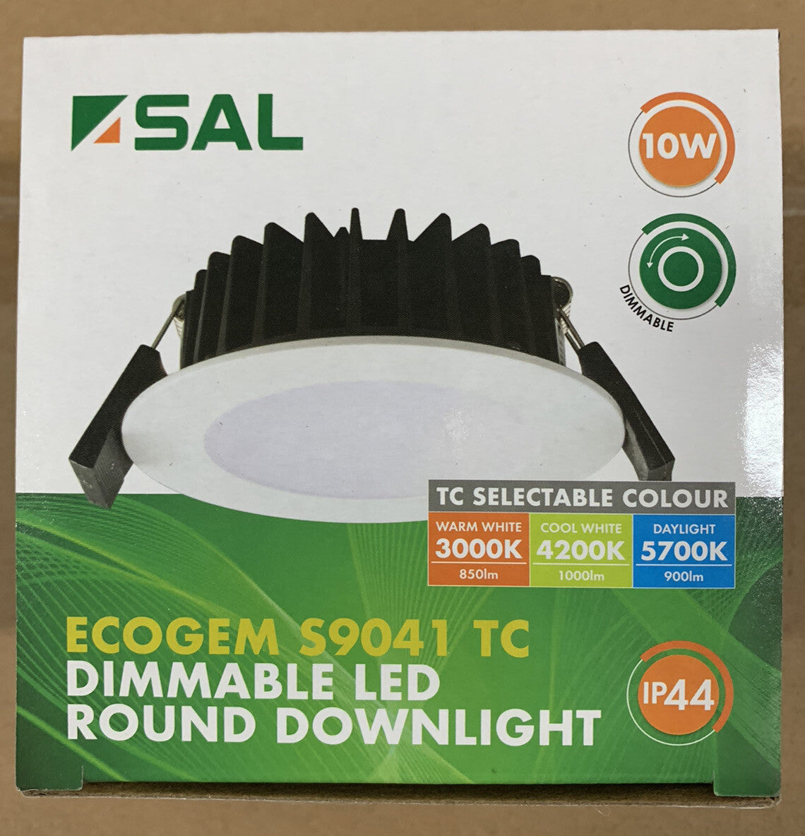 11 X SAL  S9041 TC 10W WHITE TRIM LED DOWNLIGHT