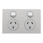 Clipsal Saturn ZEN Z4025-ZW double power point, white