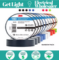 3M Rainbow 18mm x 20m  Electrical Tape Temflex 160 General Purpose Vinyl
