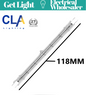 CLA Linear Halogen Globe R7/R7S Base 118MM Long 120 Watt CLAJ118MM120W