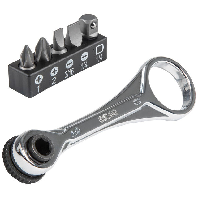 Klein Tools A-65200 slim profile mini ratchet set, 5 piece