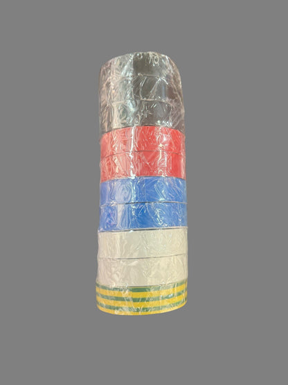 3M  Vinyl Electrical Insulation Tape Rainbow 19mm x 0.16mm x 20m - 3M1610-RBOW