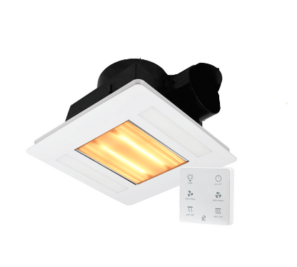 FANTECH Response Radiance 3 in 1 Bathroom Heater + Exhaust + Light  - RESP3-1WH