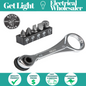 Klein Tools A-65200 Slim Profile Mini Ratchet Set, 5-Piece
