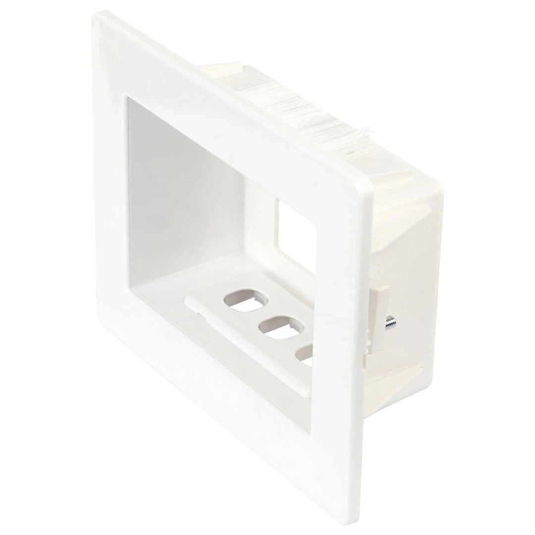 Wall Plate Recessed Box for Power Point Outlet - HIA05DRWP