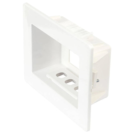 Wall Plate Recessed Box for Power Point Outlet - HIA05DRWP