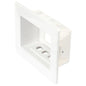 Wall Plate Recessed Box for Power Point Outlet - HIA05DRWP