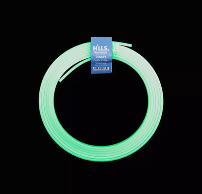 Hills Glow In The Dark Cavity Rod 4mtr Green Yellow Tounge - 16MCP4