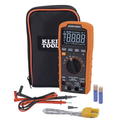 KLEIN Tools A-MM720 Digital Multimeter TRMS Auto-Ranging 1000V Temp Low Impedanc