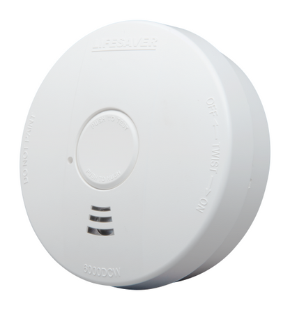 PSA 6000DCW Smoke Alarm - Wireless Photoelectric Sensor Detector  -LIFESAVER