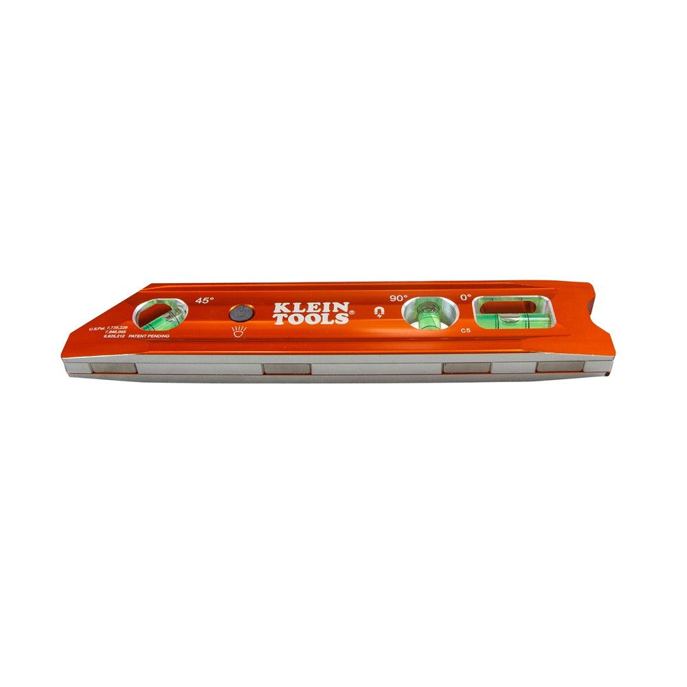 KLEIN TOOLS Aluminum Torpedo Level  High-visibility Orange 935RBLT