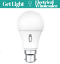 SAL LGS14TC/B22D - 12W BC GLS LED Lamp | Tri Colour 2.7K/4K/6K | Dimmable