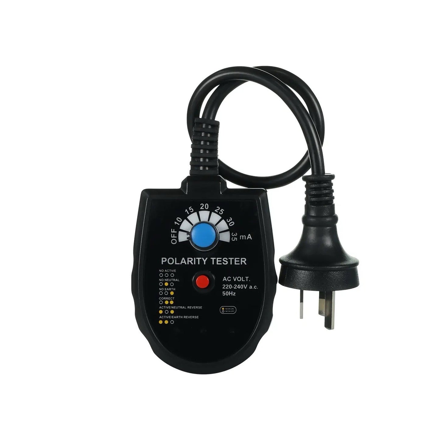 Tesla  Tesla TESRCDT | Socket Polarity Tester | 210-250V AC