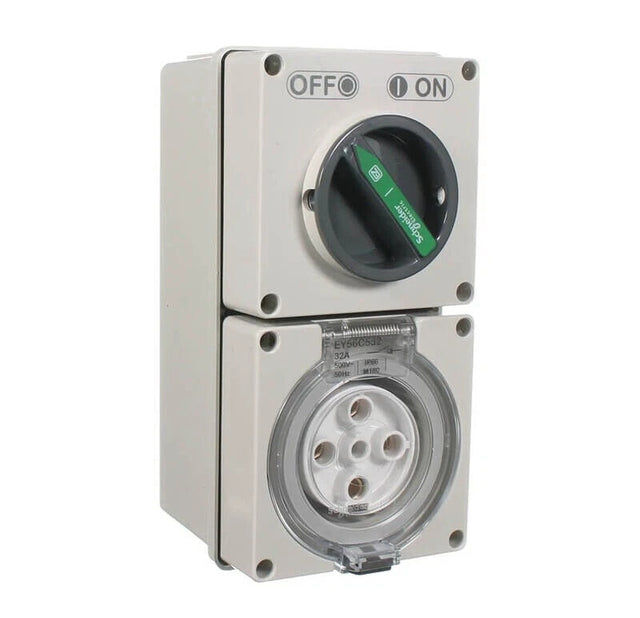 Clipsal EY56C532 Easy56 5 pin switched socket outlet 32A