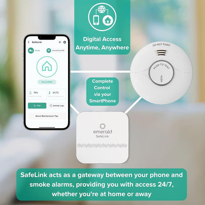Emerald Planet SAFELINK Smoke Alarm Wi-Fi Gateway - EEMS-SAFEL-RFWIFI