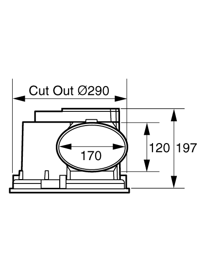 FanTech RESPF150 Rapid Response 250HP Ducted Ceiling Exhaust Fan + Grilles
