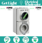 Clipsal Easy56 Flat 3 Pin 15A Switched Socket | EY56C315