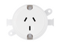 Surface Socket Outlet -  10amp - Australian Plug Base
