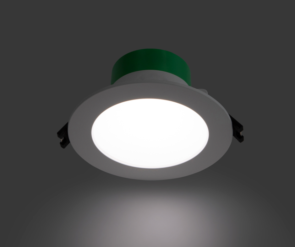 Atom Downlight 8 Watt 90mm Dimmable White AT9039/WH/F/TRI                  FLUSH
