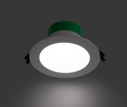 Atom Downlight 8 Watt 90mm Dimmable White AT9039/WH/F/TRI                  FLUSH