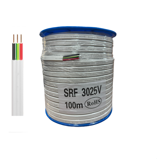 Electra Cable 2.5mm Twin and Earth - SRF3025V - Electrical TPS 100m Roll