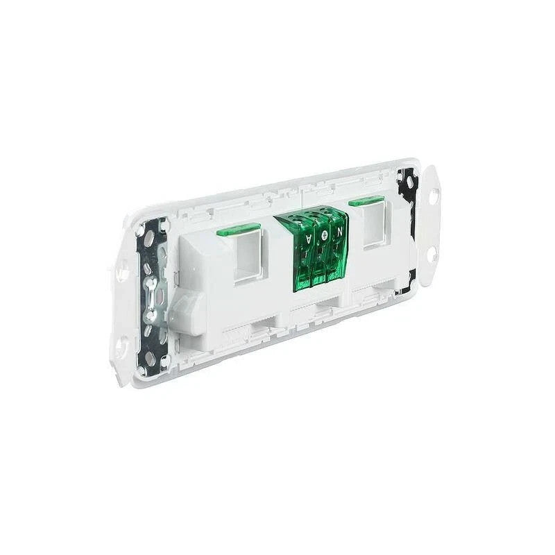 Clipsal by Schneider Electric  Clipsal Iconic 3015-4VW - Quad Power Point 10amp