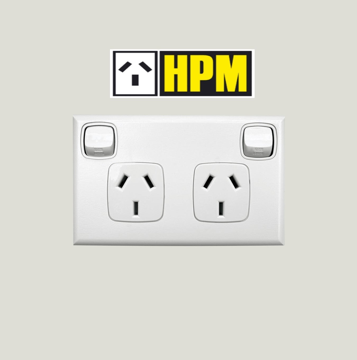 x 10 HPM EXCEL DOUBLE POWERPOINT HPM XL777WE.  WHITE COLOUR
