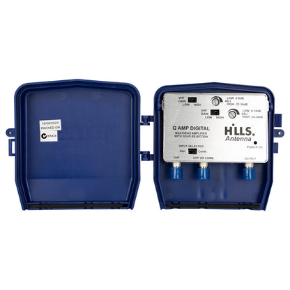 Hills Antenna Q-Amp 4G Masthead Amplifier with PSU6F - FC658261C