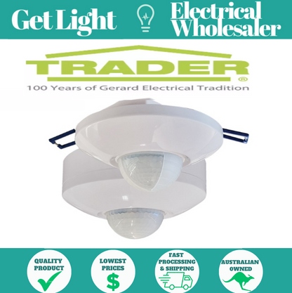 Trader OWPIR360RS - Sensor 360 Degree 8 Meter - Surface Mount OR Recessed