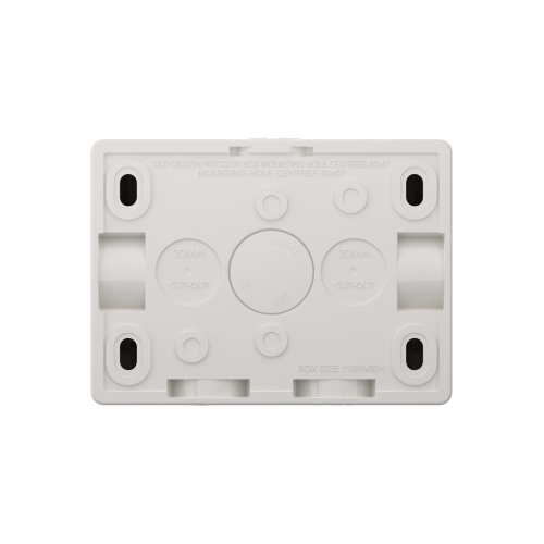Clipsal by Schneider Electric WSC227/2-RG Double Weatherproof Power Point IP54