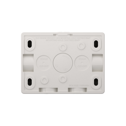 Clipsal by Schneider Electric WSC227/2-RG Double Weatherproof Power Point IP54