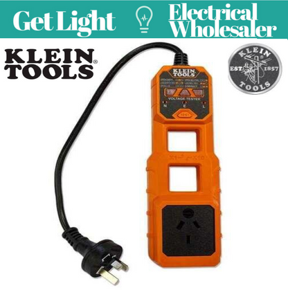 Klein Tools A-69400AU 3 in 1 tester  AC line splitter, socket outlet tester, RCD
