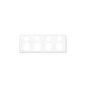 Clipsal C2015D4C-WE Classic C2000 quad GPO cover plate, white