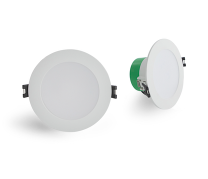 Atom Downlight 8 Watt 90mm Dimmable White AT9039/WH/F/TRI                  FLUSH