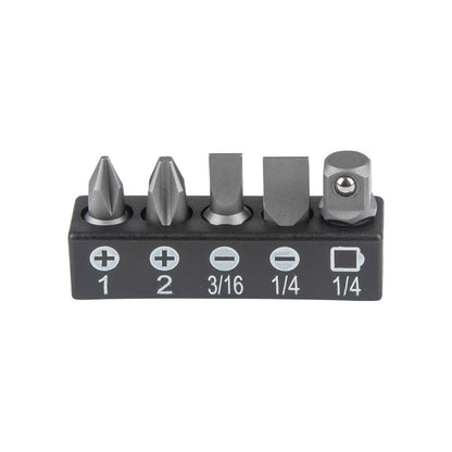 Klein Tools A-65200 Slim Profile Mini Ratchet Set, 5-Piece