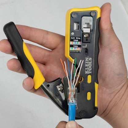 Klein Tools  Klein Tools VDV826-703 |  Pass-Thru™ Modular Data Plug | RJ45-CAT6