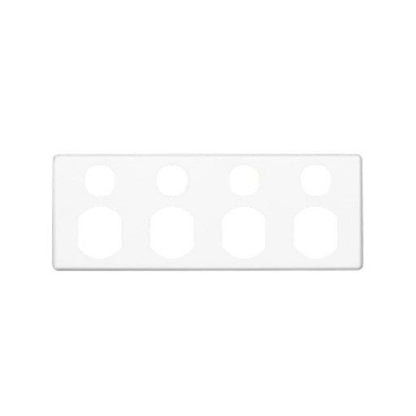 Clipsal - C2015D4CWE - COVER PLATE - White Cover only C2015D4CWE