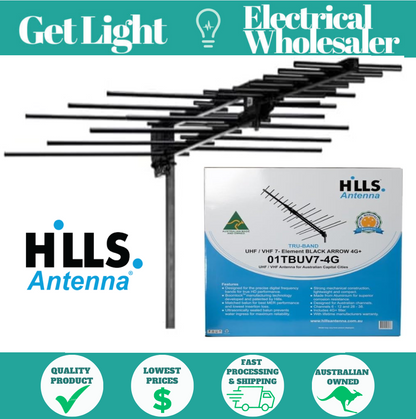 Hills Black Arrow Tru-Band Metro Plus 4G Filter Antenna Digital TV FB608582-4G
