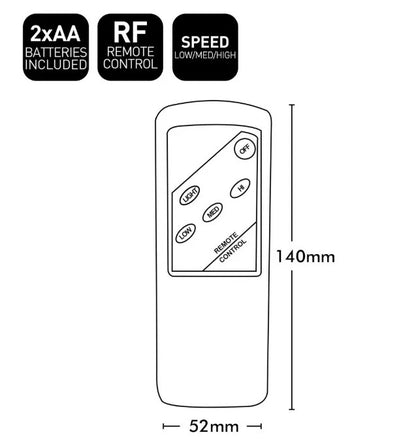Brilliant Universal Remotes to Suit AC Ceiling Fan - 99999