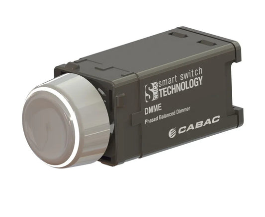 Cabac DMME S-Click Phase Balanced LED Rotary Dimmer 2 Wire