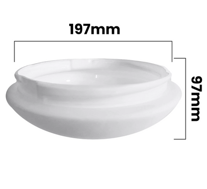 Brilliant Tempest II Ceiling Fan Replacement Glass Cover - 99988G05