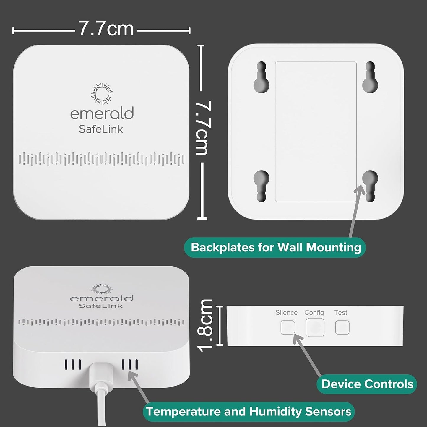 Emerald Planet SAFELINK Smoke Alarm Wi-Fi Gateway - EEMS-SAFEL-RFWIFI